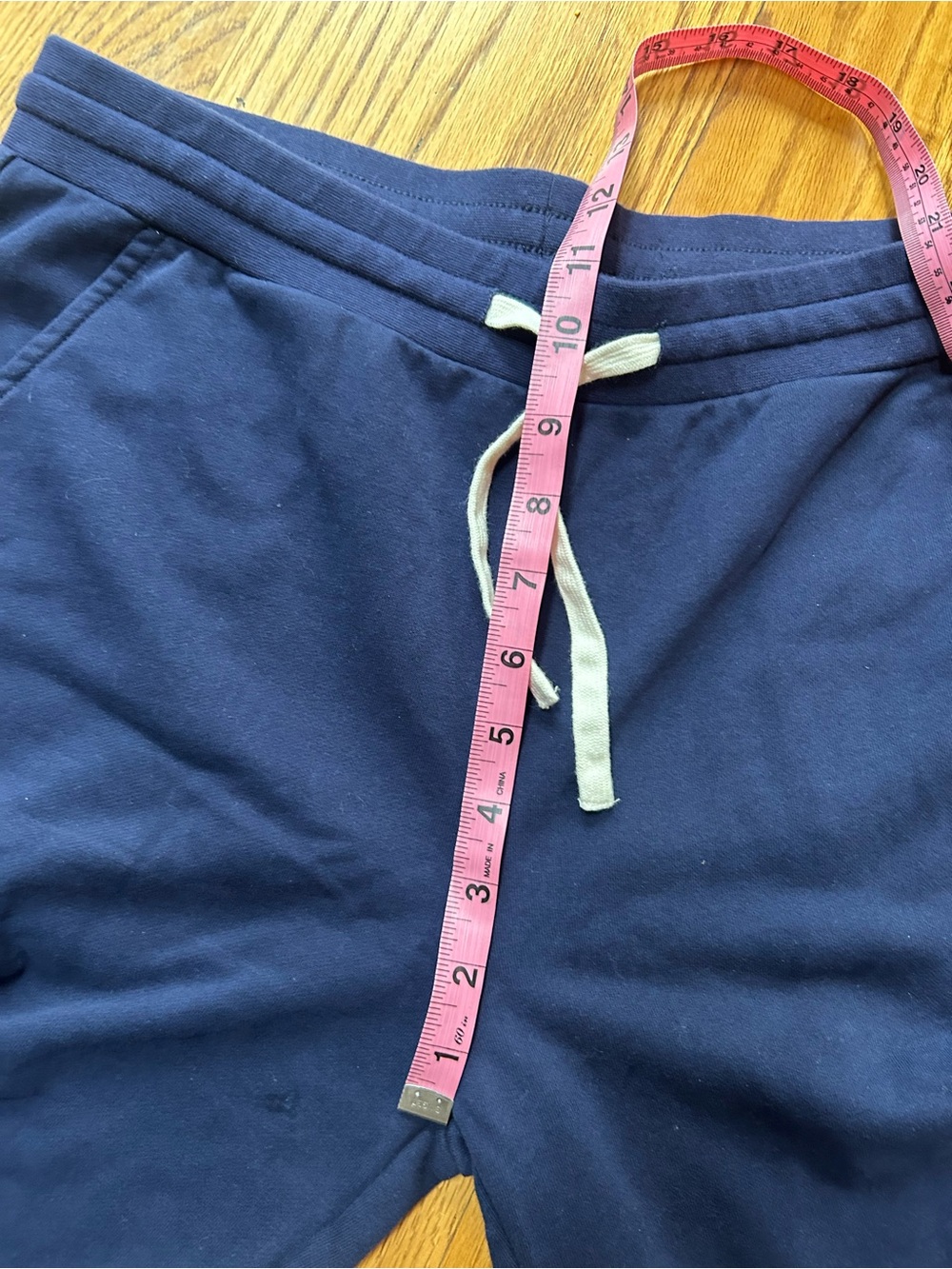 Navy Drawstring Joggers - Picture 5 of 6